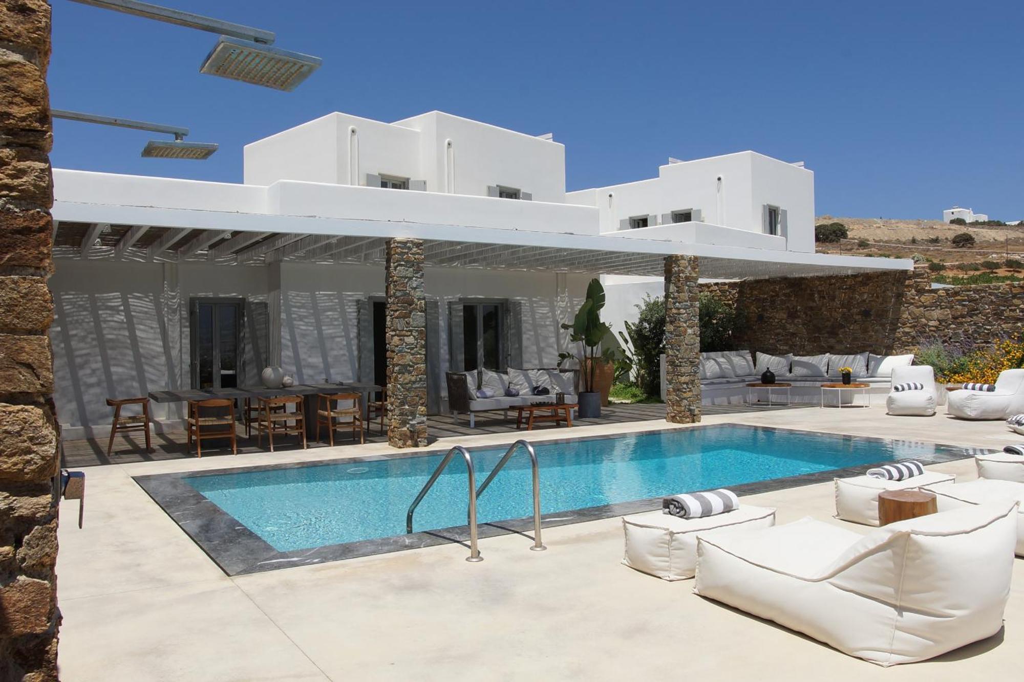 Dreamy 5 Bdr Antiparos Pool Villa Exterior foto